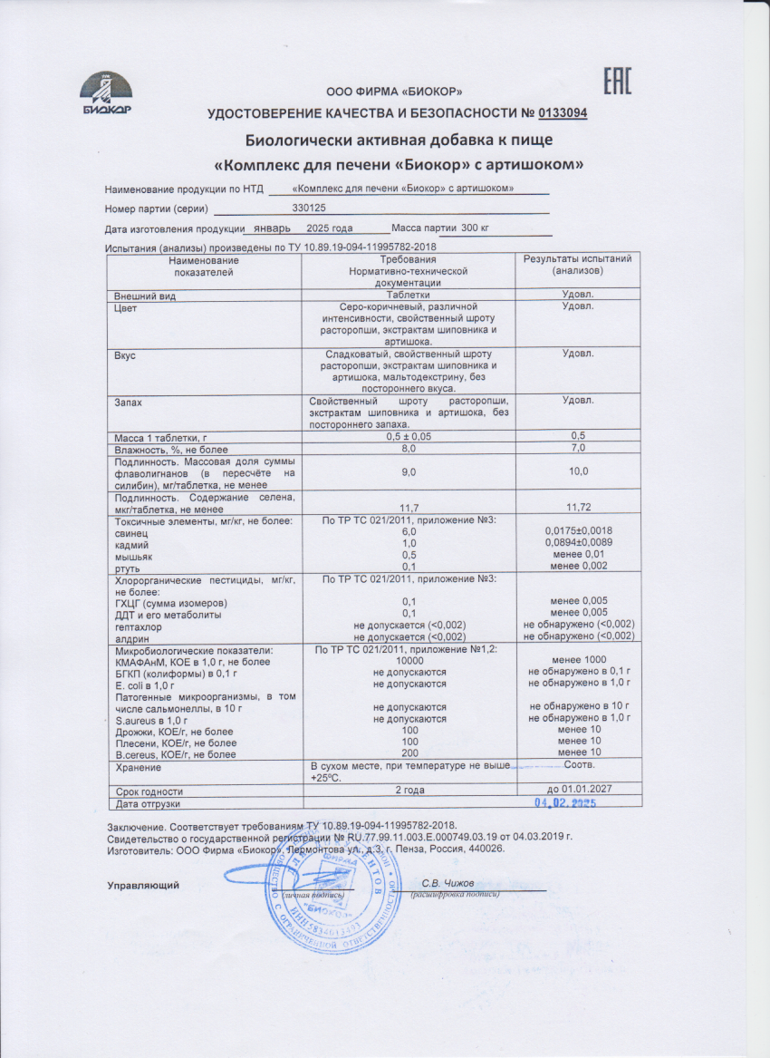 Паспорт №012025